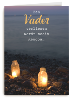een vader verliezen wordt nooit gewoon