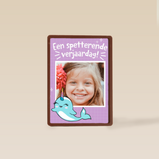 een spetterende narwal verjaardag voor jou