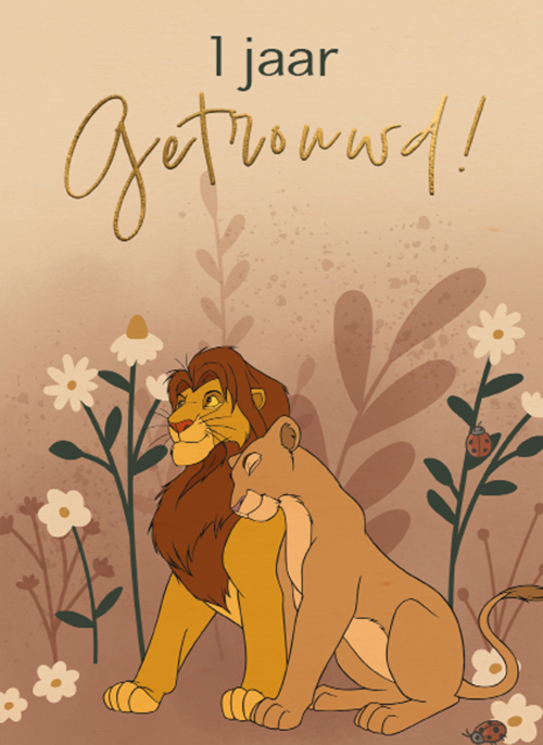 Lion King getrouwd