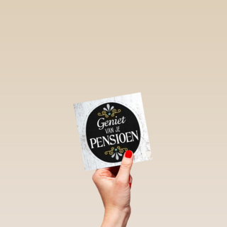 geniet van je pensioen