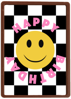 verjaardag kaart hip happy birthday smile