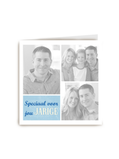 fotokaart fotocollage speciaal voor jou jarige