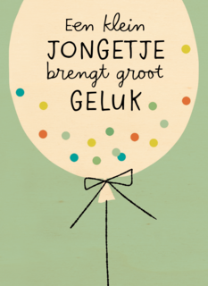 ballon met kleurconfetti