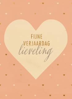 Verjaardagskaart tiener meisje Fijne verjaardag lieveling