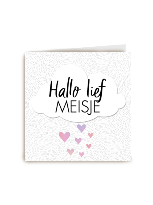 shine hallo lief meisje