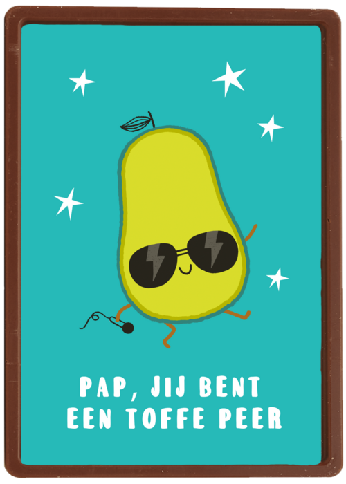 Pap jij bent een toffe peer