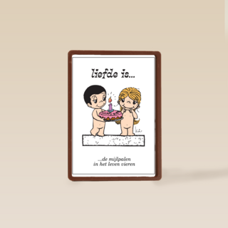 liefde is kaart de mijlpalen in het leven vieren