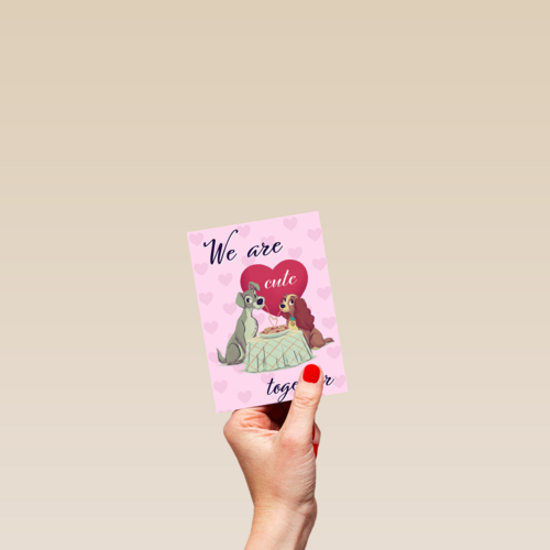 Valentijnskaart Lady en Vagebond