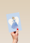 prinses kaart disney verjaardag blanco assepoester