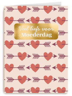Veel liefs voor moederdag hartjes