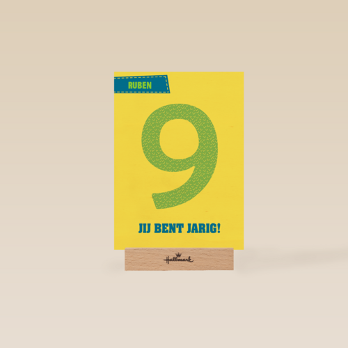 9 jaar gefeliciteerd