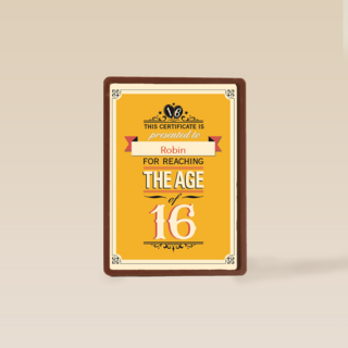 jarig 16 leeftijd zestien jaar