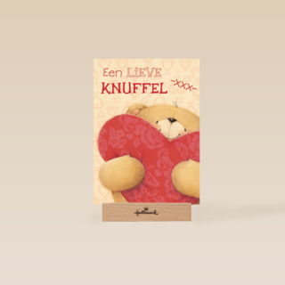 valentijnkaart lieve knuffel