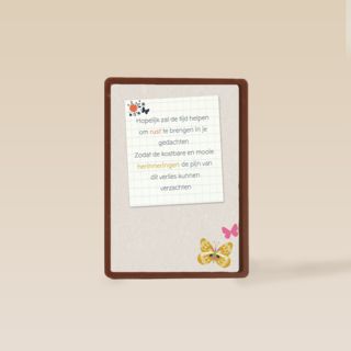 tijd rust gedachten kostbare herinnering verlies verzachten