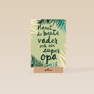 naast de beste vader ook een super opa