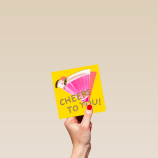 verjaardagskaart cheers to you