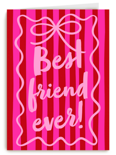 Valentine Best Friend Ever Pink
