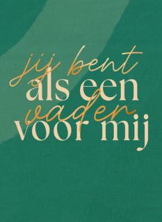 Vaderdag als een vader voor mij