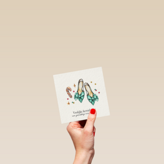Vrolijke kerstdagen pumps