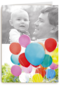 verjaardag fotokaart met heel veel ballonnen