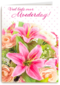 moederdag kaart klassiek veel liefs voor moederdag lelie