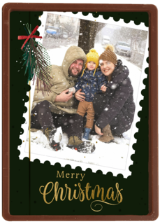 Kerst Foto postzegel