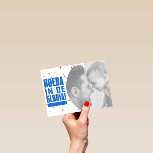 hoera in de gloria blauw