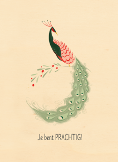 Complimentkaart je bent prachtig