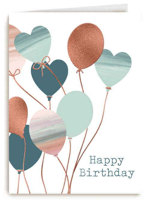 happy birthday balloons