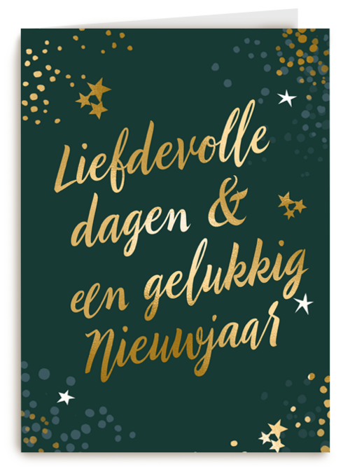 Liefdevolle dagen en een gelukkig nieuwjaar