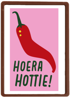 Verjaardagskaart Hoera Hottie