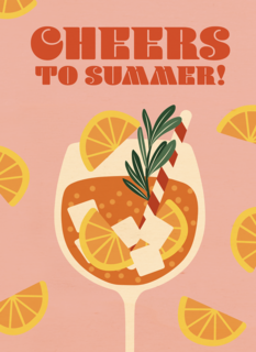 Cheers to summer cocktail
