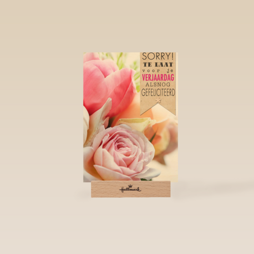 bloemen sorry te laat
