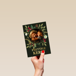 Kerst fotokaart prettige kerst