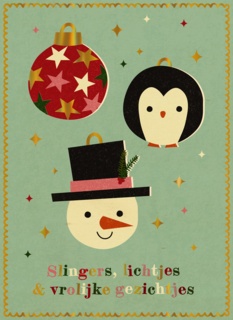 Kinderpostzegels - Kerstballen