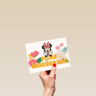 moederdag kaart minnie mouse fijne moederdag