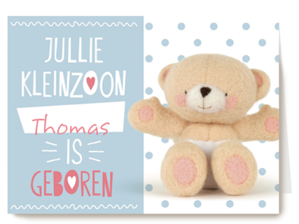 Bere gefeliciteerd met jullie kleinzoon