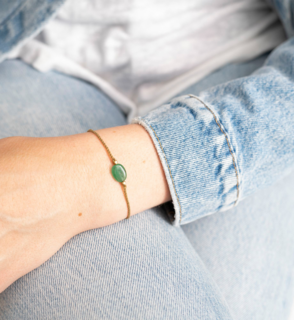 A Beautiful Story Armband Aventurijn