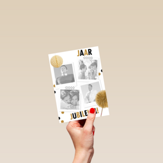 x jaar jubileum fotokaart