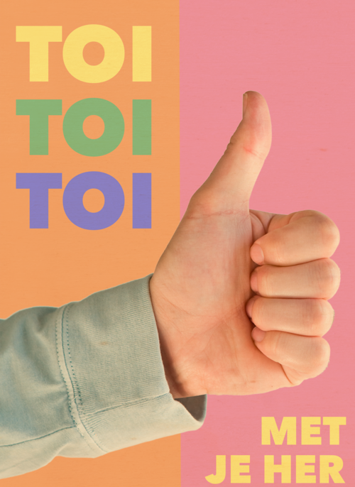 herkansing kaart toi toi toi
