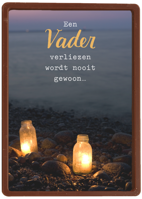 een vader verliezen wordt nooit gewoon