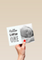 fotokaart hello little one blauw