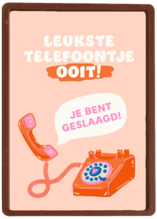 Leukste telefoontje ooit je bent geslaagd