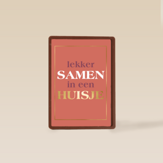 Samenwonen kaart lekker samen
