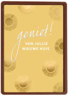 verhuisd kaart geniet van jullie nieuwe huis