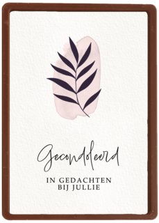 In gedachten bij jullie