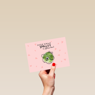 geboorte felicitatie kaart dochter