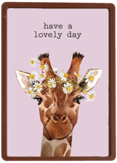 verjaardag kaart hip have a lovely day giraffe