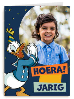 Donald Duck verjaardag fotokaart