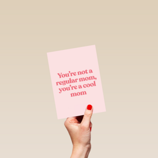 moederdag kaart hip cool mom